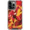 DC Comics The Flash Action Pose iPhone 14 Pro Clear Case